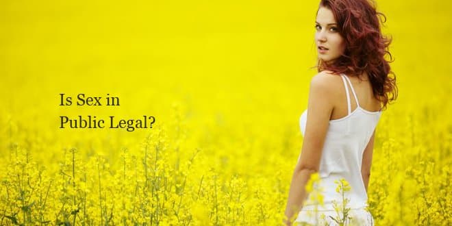 Is public sex legal?