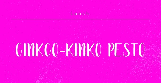 gingko kinko pesto