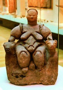Seated Woman of Çatalhöyük 6000 BC