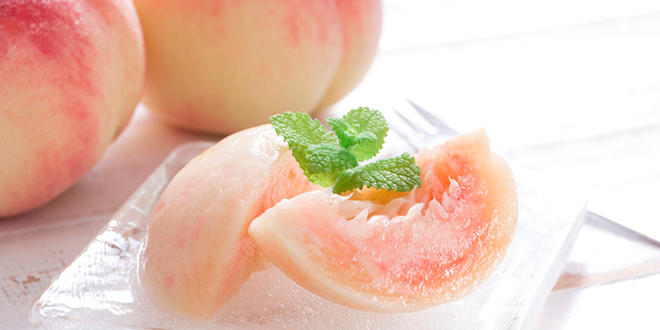 Japanese white peach