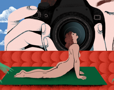 yoga on the roof part one erotic story