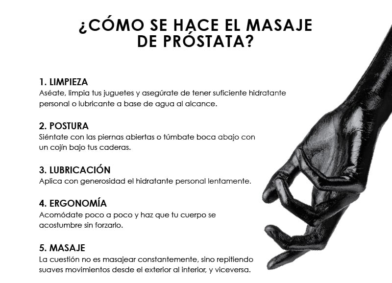 Pasos para hacer un masaje de próstata de forma segura