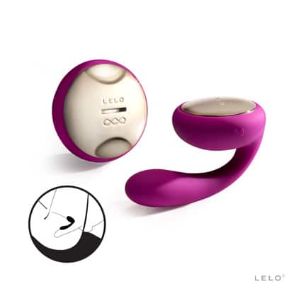 Vibrador para parejas con mando a distancia IDA de LELO con estimulación dual