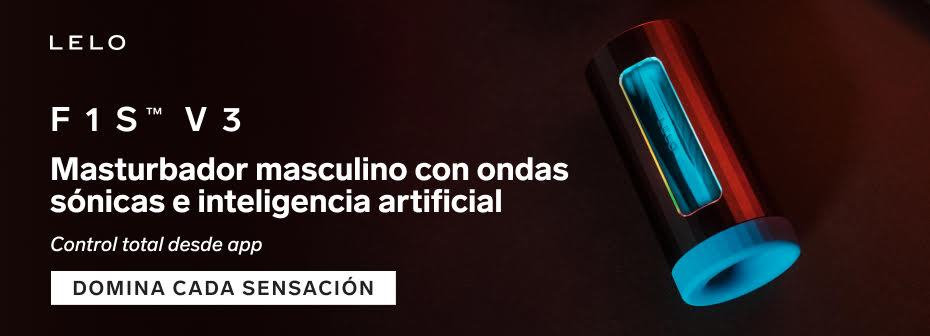 Masturbador masculino LELO F1S V3 con ondas sónicas e inteligencia artificial