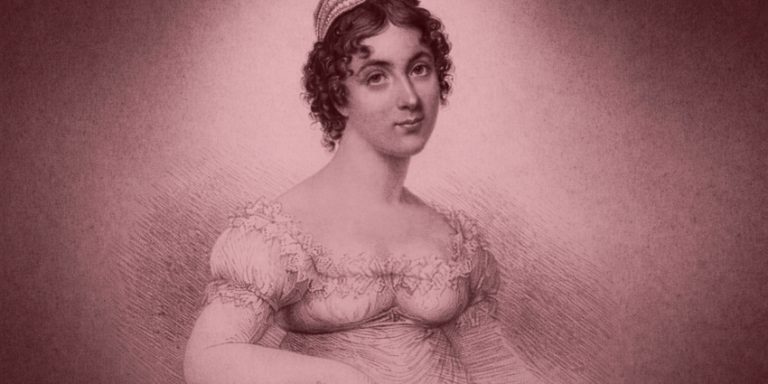 Retrato de Harriette Wilson, cortesana británica del siglo XIX