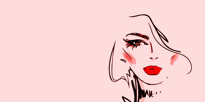 Ilustración sensual femenina para el relato erótico Criatura de cuatro cabezas