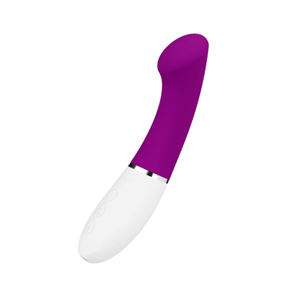 Vibrador para Punto G GIGI 3 de LELO en color rosa con punta plana y curva de estimulación precisa