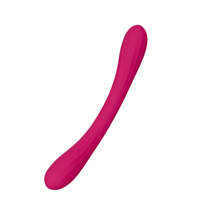 Vibrador doble BOOMERANG de LELO en color cerise para placer compartido en pareja