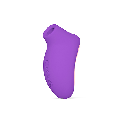 Succionador LELO SONA 2 Travel en color morado con diseño compacto y formato pensado para viajar