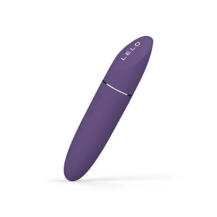 Bala vibradora LELO MIA 3 de silicona en color morado con diseño compacto y discreto