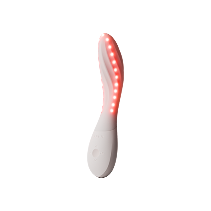 LELO MONA Spectra, vibrador terapéutico para el Punto G con terapia de luz roja integrada