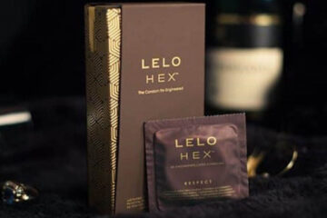 Condones HEX Respect XL de LELO para penes grandes.