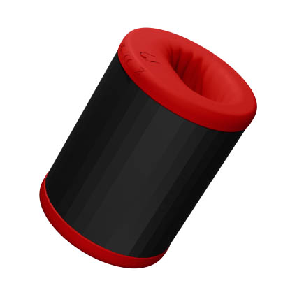 Succionador masculino LELO F2S en color negro y rojo