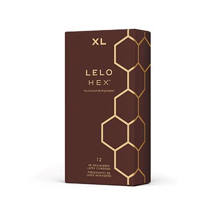 Pack de 12 condones HEX Respect XL de LELO.