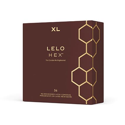 Pack de 36 condones HEX Respect XL de LELO.